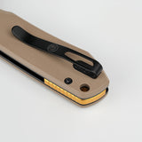 Raccoon 2.0 - Top Liner Lock | Sand G10 + 14C28N Bowie - A2927