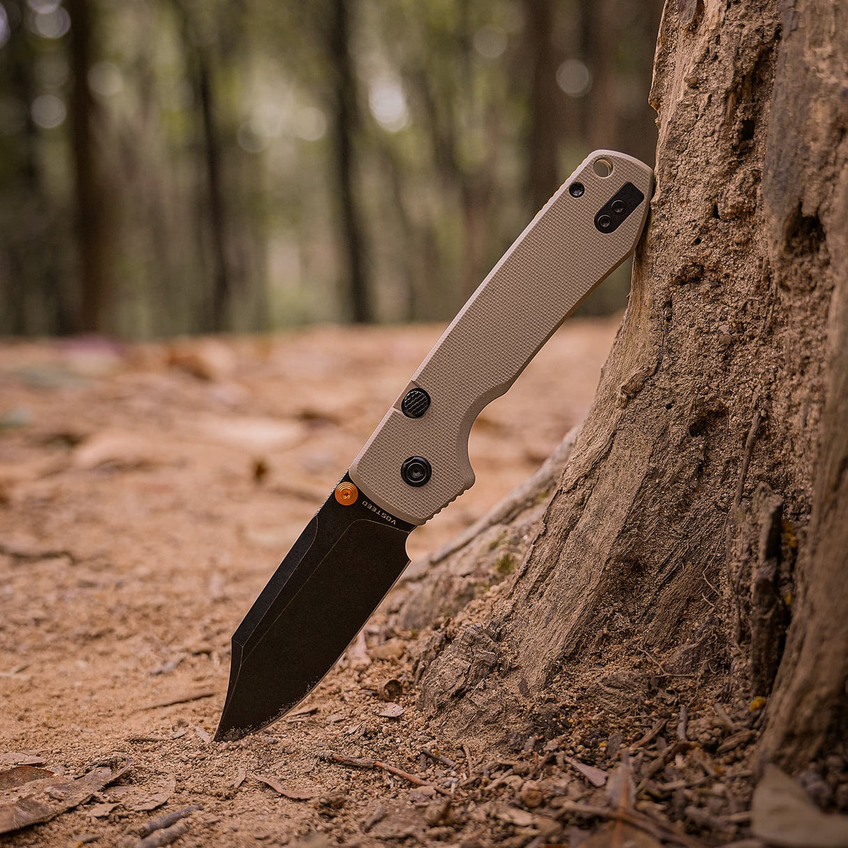 Raccoon 2.0 - Top Liner Lock | Sand G10 + 14C28N Bowie - A2927