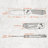 Raccoon Crossbar 2.0 ModSwap™ | Black G10 + Copper Dune Nitro-V - A4901