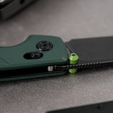 Raccoon Crossbar 2.0 ModSwap™ | Green G10 + Blackwash Nitro-V - A4902