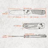 Raccoon Crossbar 2.0 ModSwap™ | Grey G10 + Satin Nitro-V - A4904