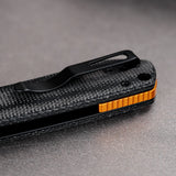 Raccoon Crossbar 2.0 ModSwap™  | Black Micarta + Stonewash Nitro-V - A4906