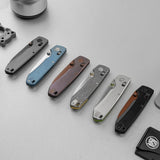 Raccoon TiSlim™ | Blue Ti + Stonewash 154CM