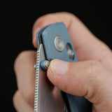 Raccoon TiSlim™ | Blue Ti + Stonewash 154CM