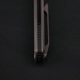 Raccoon TiSlim™ | Dark Red/Purple Ti + Copper Dune 154CM