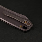 Raccoon TiSlim™ | Dark Red/Purple Ti + Copper Dune 154CM