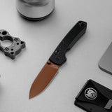 Raccoon TiSlim™ | Black Ti + Copper Dune 154CM