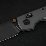 Raccoon TiSlim™ | Dim Grey Ti + Blackwash 154CM