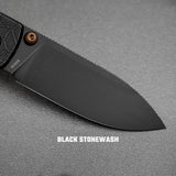 Raccoon TiSlim | Acid Wash Black Ti + Blackwash S35VN