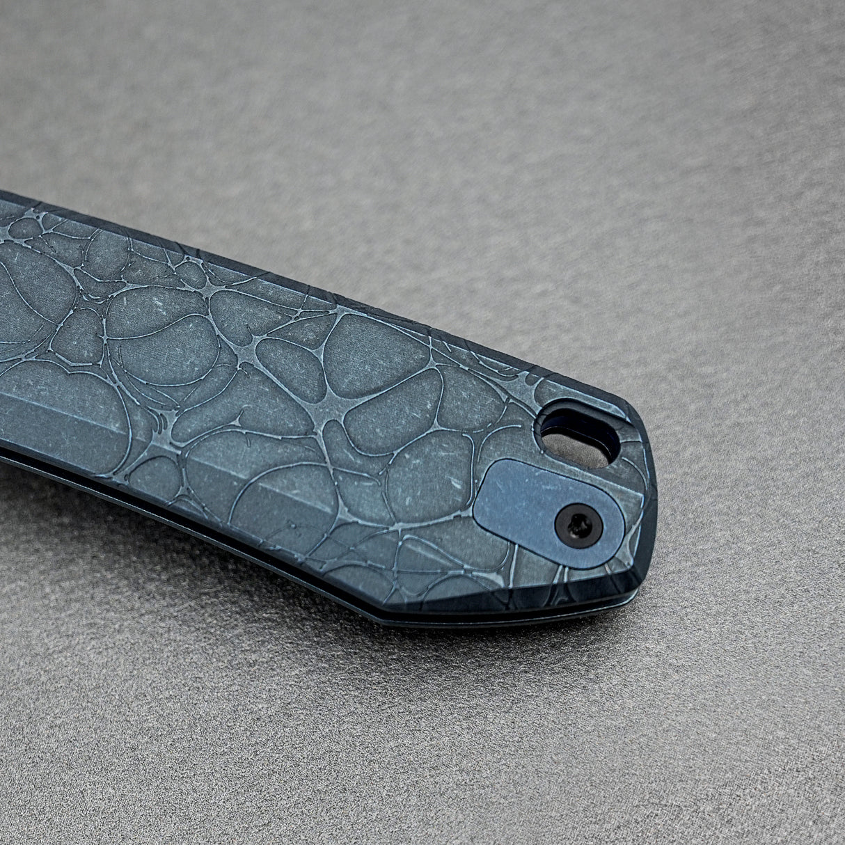 Raccoon TiSlim | Acid Wash Blue Ti + Blackwash S35VN