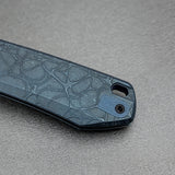 Raccoon TiSlim | Acid Wash Blue Ti + Blackwash S35VN