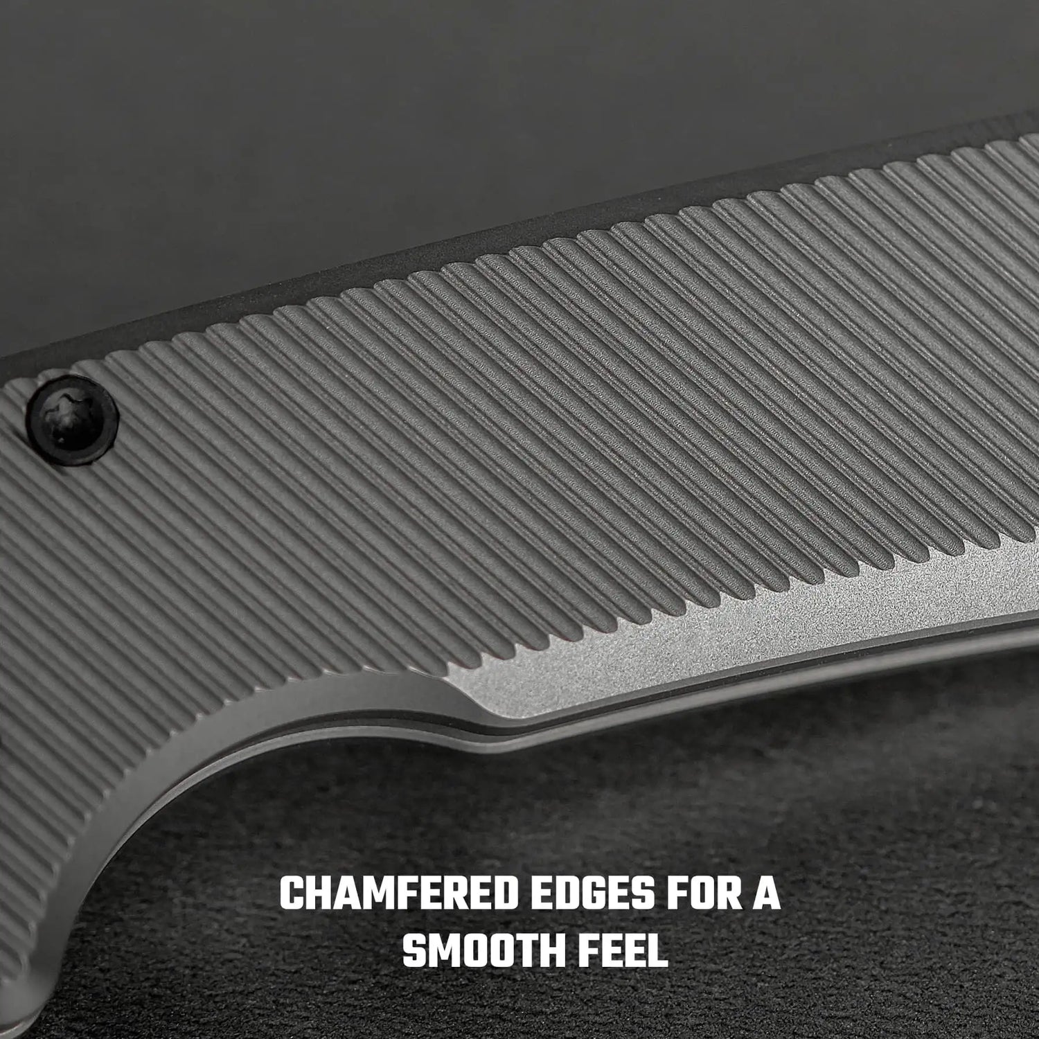 Raccoon V | Grey Titanium + Blackwashed Blade