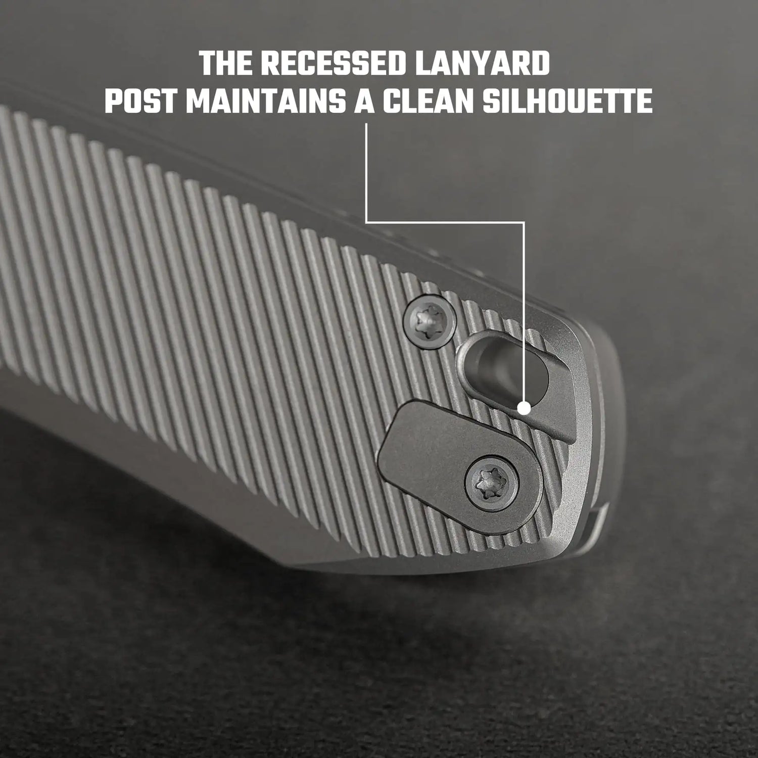 Raccoon V | Dim Grey Titanium + Satin Blade