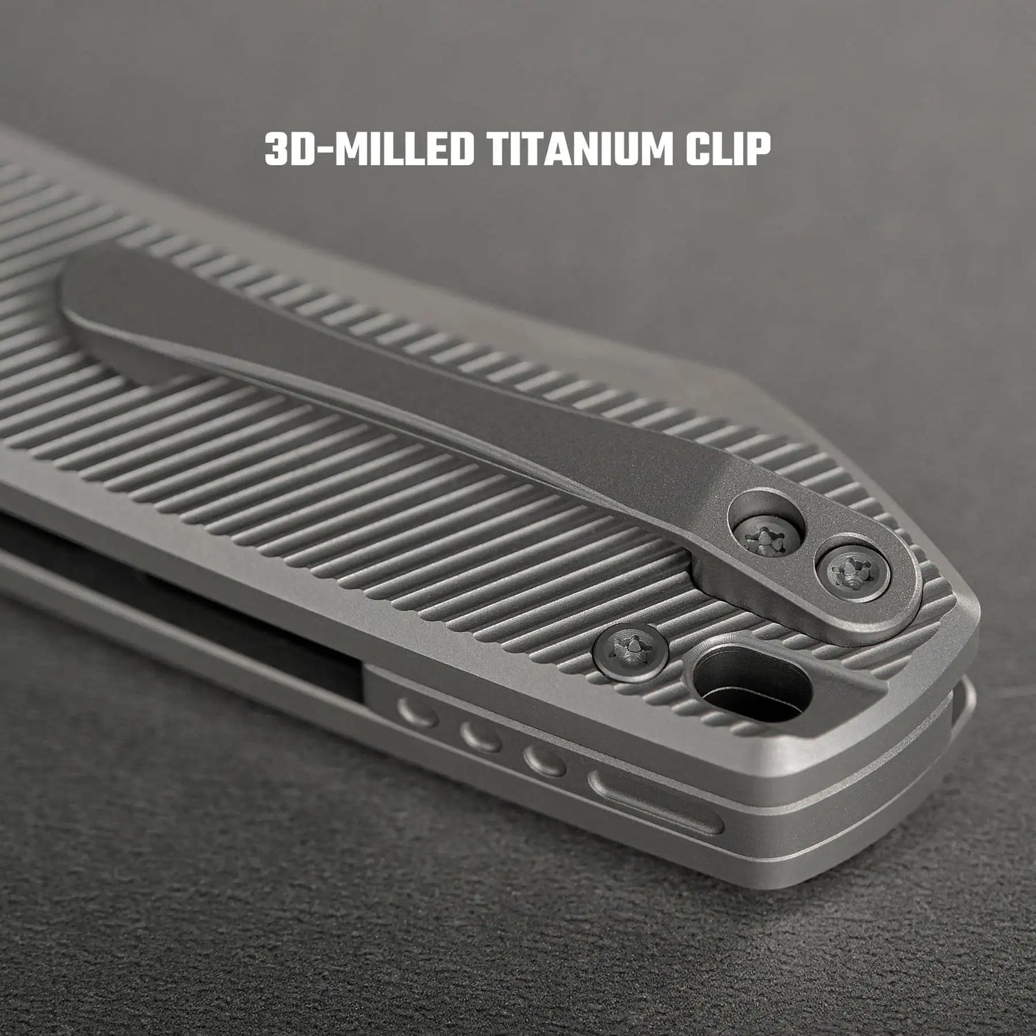 Raccoon V | Dim Grey Titanium + Satin Blade