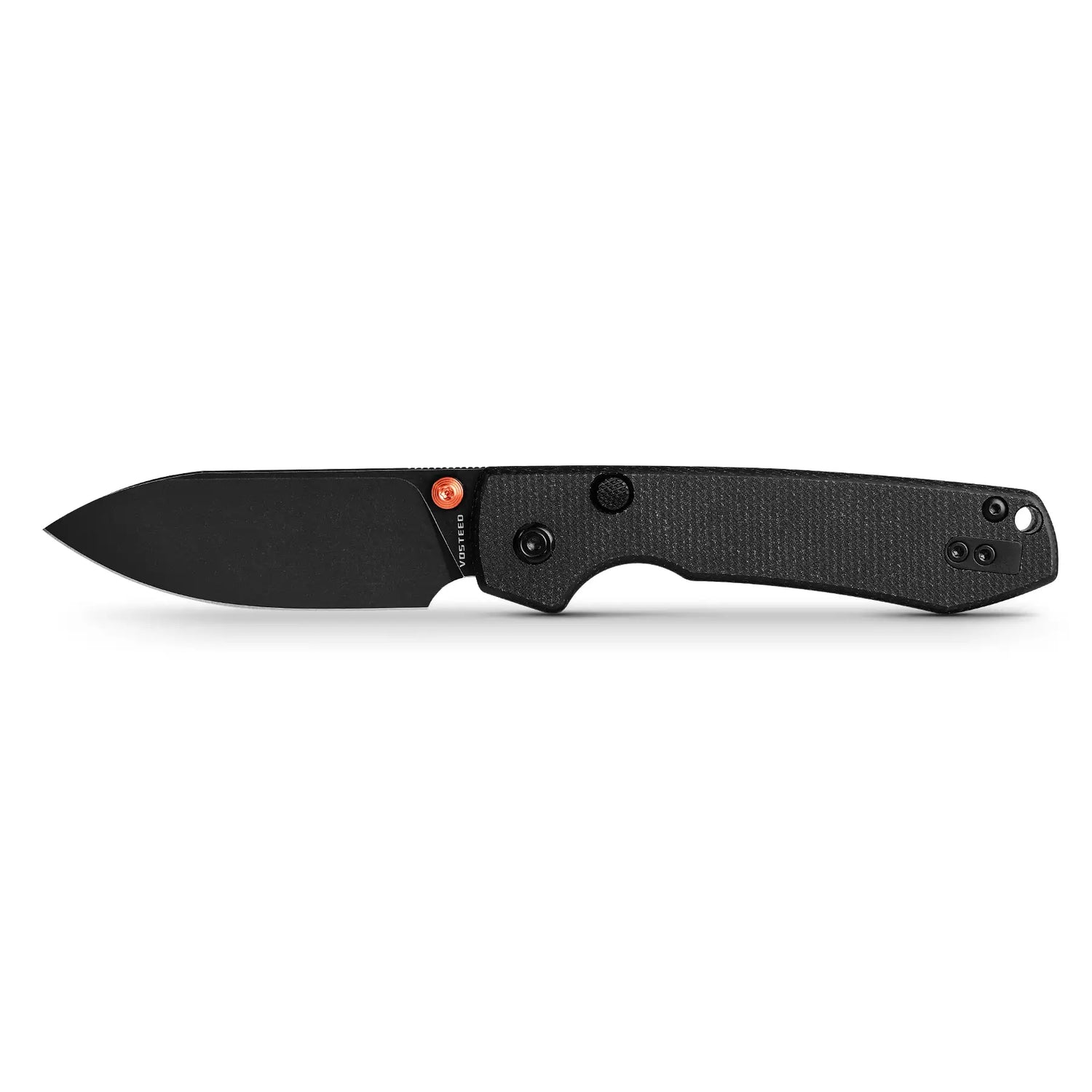 Raccoon - Top Liner Lock | Black Micarta + 14C28N Drop Point - A2902