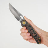 Thunderbird V | FatCarbon Copper Camo + Dual Satin & Bead Blast M390 - A0321