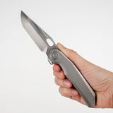 Thunderbird V | Grey Ti + Dual Satin & Bead Blast M390 - A0324