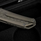 Thunderbird V | Antique Brasswash Ti + Acid Stonewash M390 - A0325