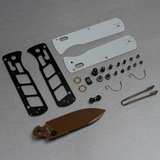 Vombat Handle Scales - Gray Norplex UltreX™ G10