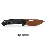 Zander - Vanchor Lock® | Black Aluminium + Copper Dune S35VN - A4601
