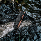 Zander - Vanchor Lock® | Black Aluminium + Copper Dune S35VN - A4601