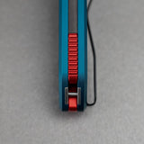 Zander - Vanchor Lock® | Steel Blue Aluminium + Blackwash S35VN - A4603