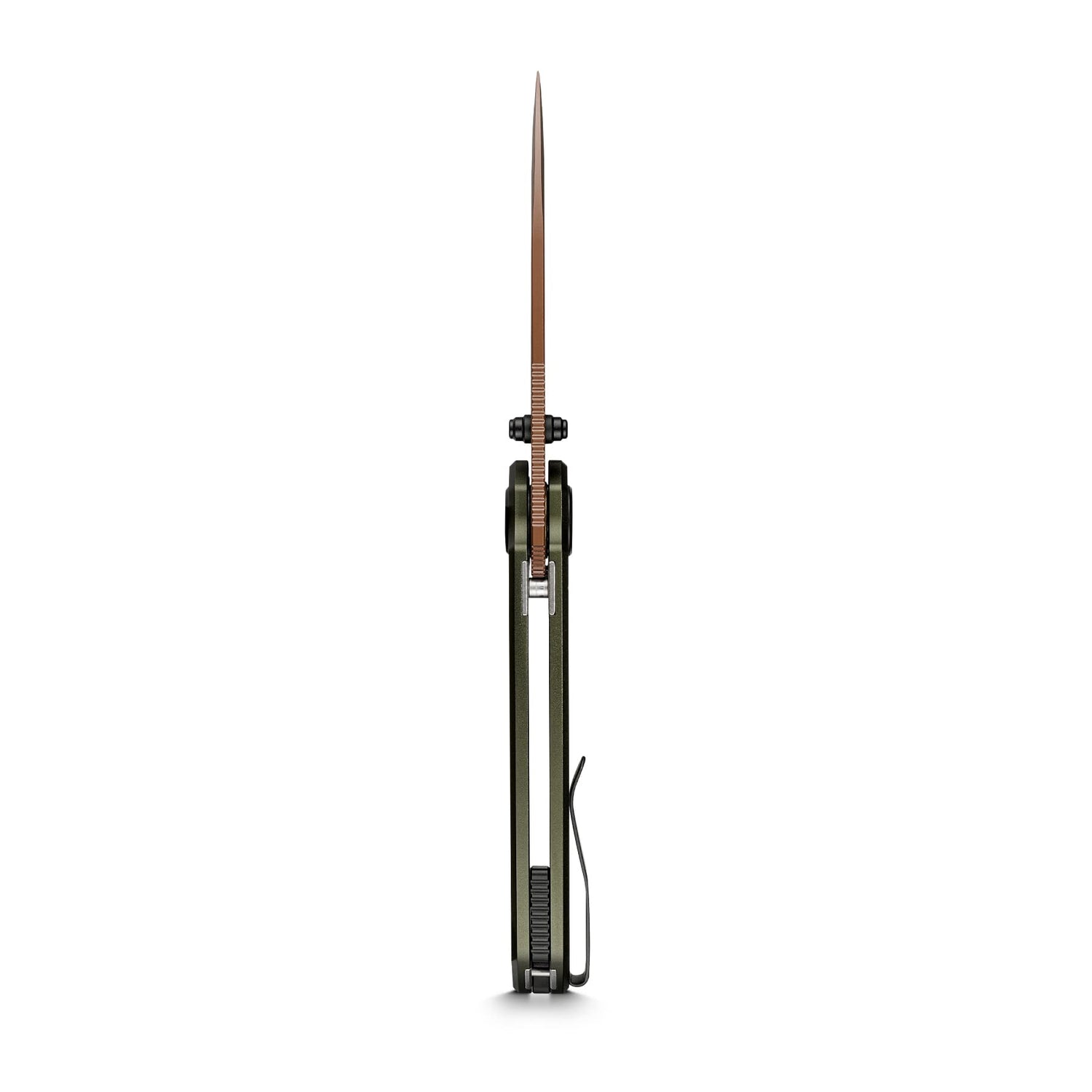 Zander - Vanchor Lock® | Olive Green Aluminium + Coper Dune S35VN - A4604