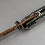 Zander - Vanchor Lock® | Olive Green Aluminium + Coper Dune S35VN - A4604