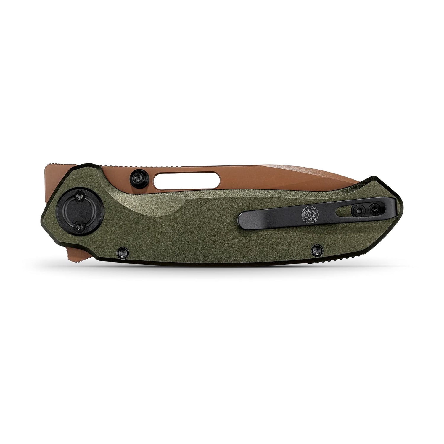 Zander - Vanchor Lock® | Olive Green Aluminium + Coper Dune S35VN - A4604