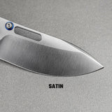 Zander - Vanchor Lock® | Grey Aluminium + Satin S35VN - A4605