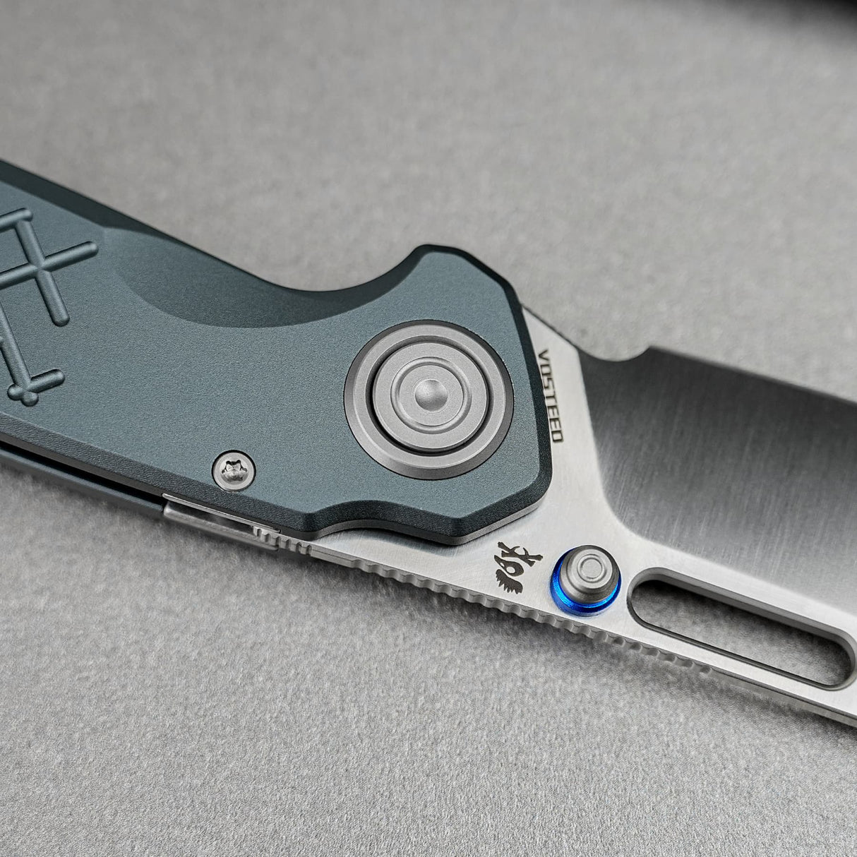 Zander - Vanchor Lock® | Grey Aluminium + Satin S35VN - A4605