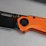 Zander - Vanchor Lock® | Orange Aluminium + Blackwash S35VN - A4606