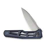 Dressytak | Blue Skeletonized Ti + Stonewashed M390
