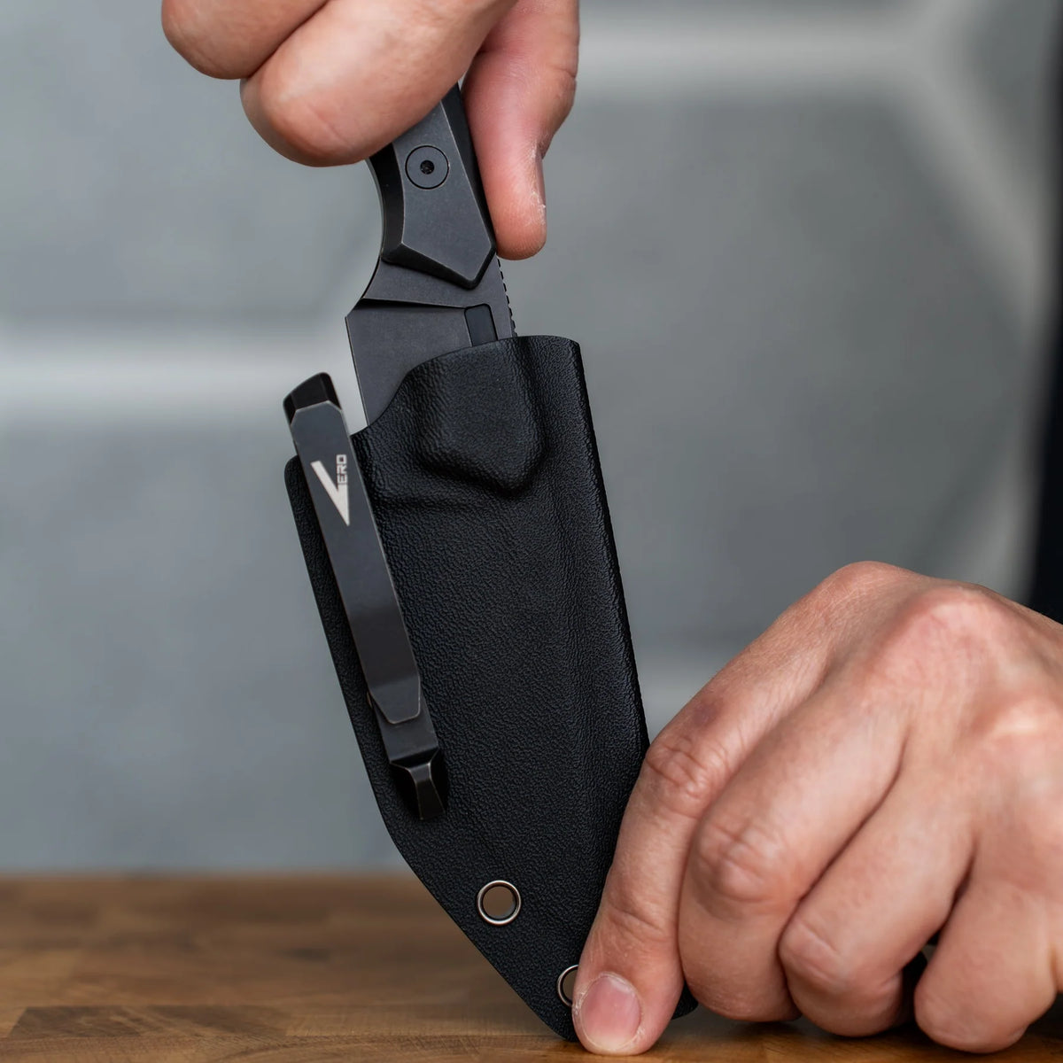 Titanium Clip | Vero Fixed Blade Sheath