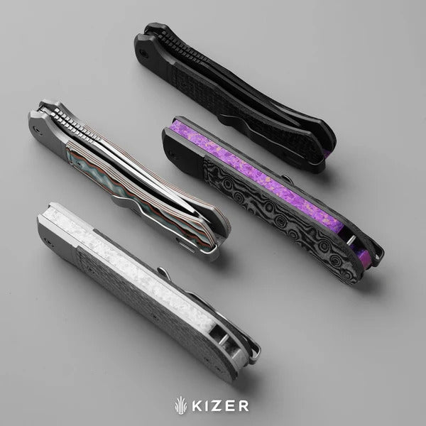 Trestle TP AirTi - Dual Blade | Aluminum & Vortex Micarta + Satin BD1N
