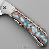 Trestle TP AirTi - Dual Blade | Aluminum & Vortex Micarta + Satin BD1N
