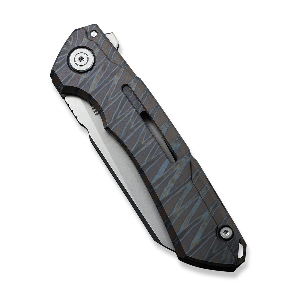WE Knife Co. Mini Buster | Ti Tiger Stripe Flamed Ti | WE Knife ...