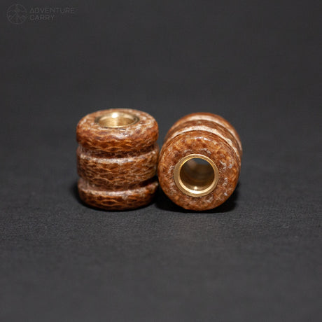 Hazel Brown Micarta Bead