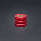 Crimson Micarta Bead