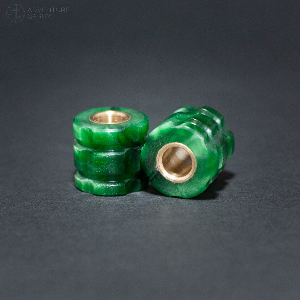 Jade Frag Acrylic Bead