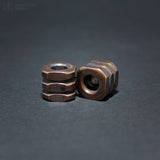Cuboid Bronze Bead