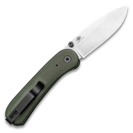 Lander 1 | Contoured Green Micarta + 14c28n