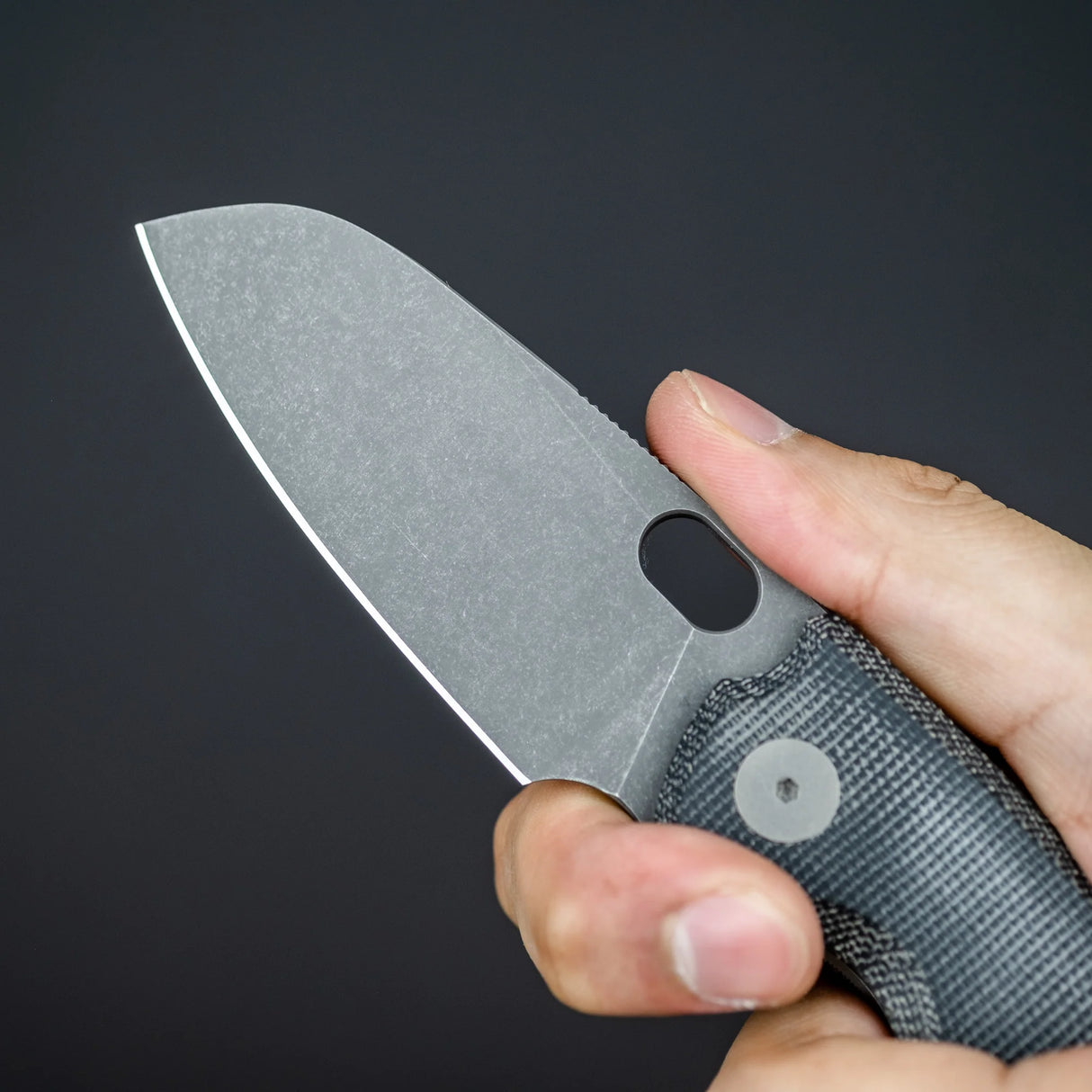 Urban EDC F5.5 | Black Micarta & Acid Etched M390 Blade